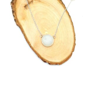 Silver Moonstone Necklace-3