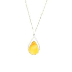 Silver Pear Pendant-2