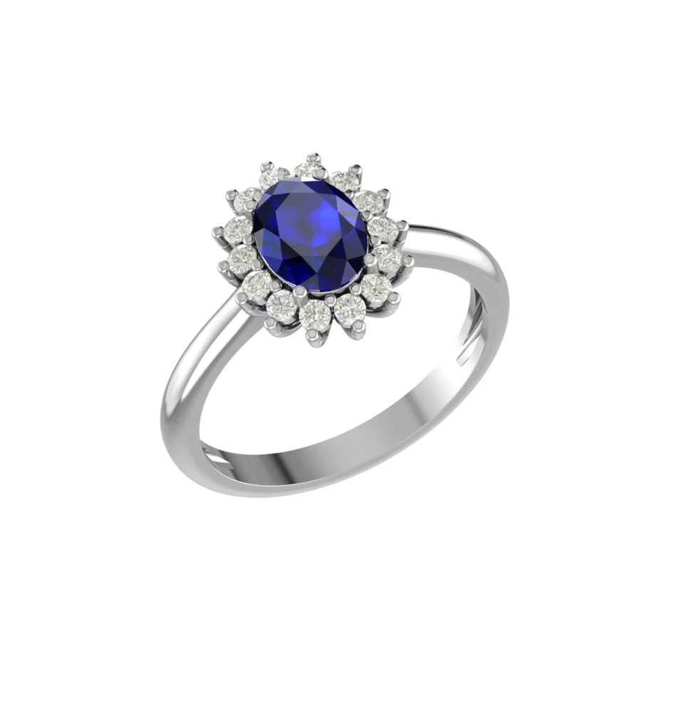 Silver Diana Ring