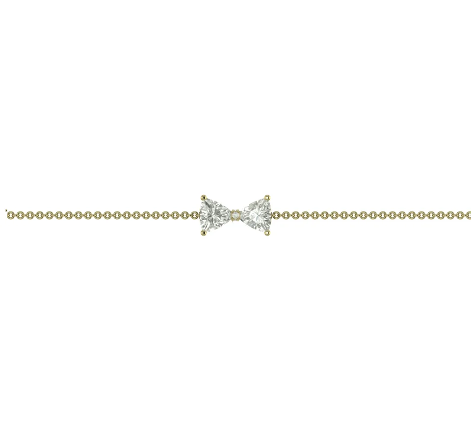 Trillion Bow Bracelet