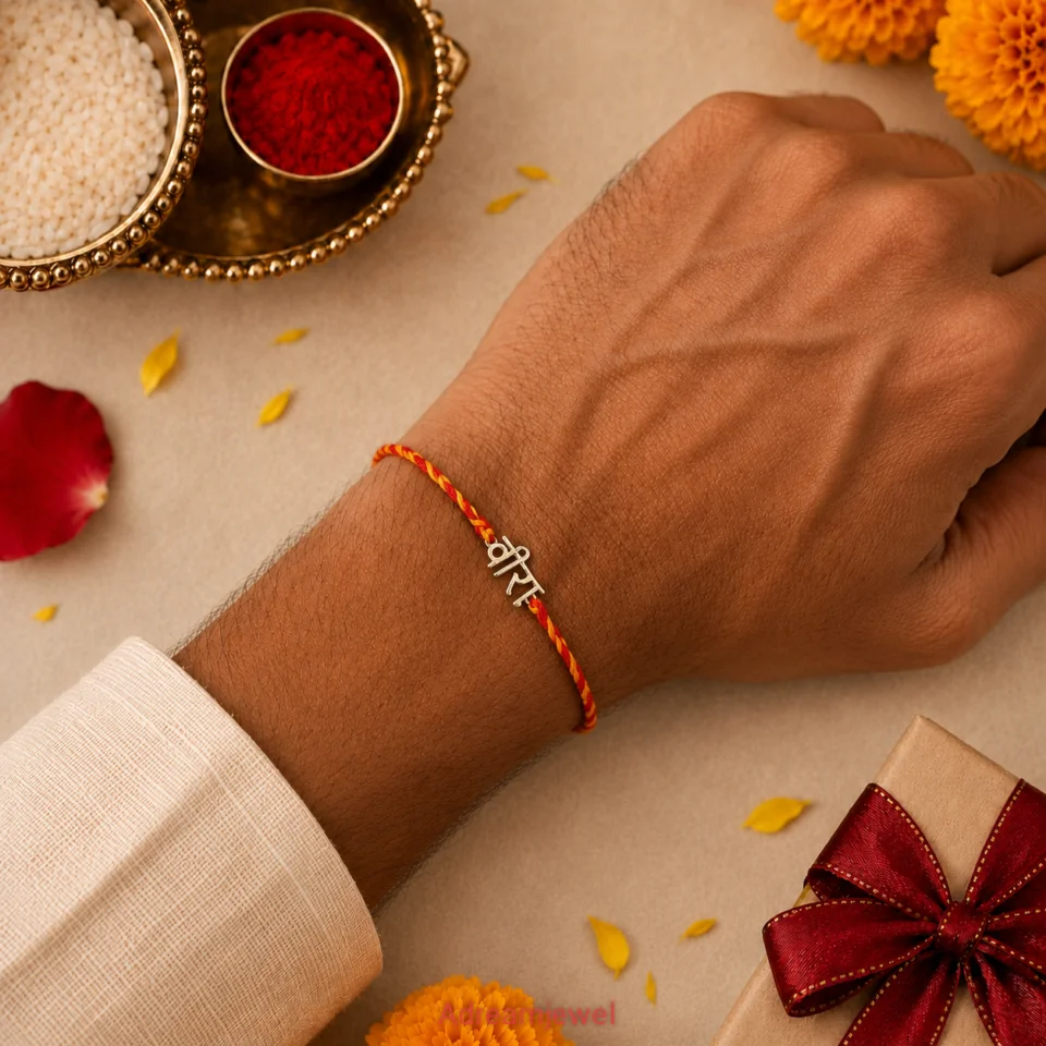 925 Sterling Silver Veera Rakhi