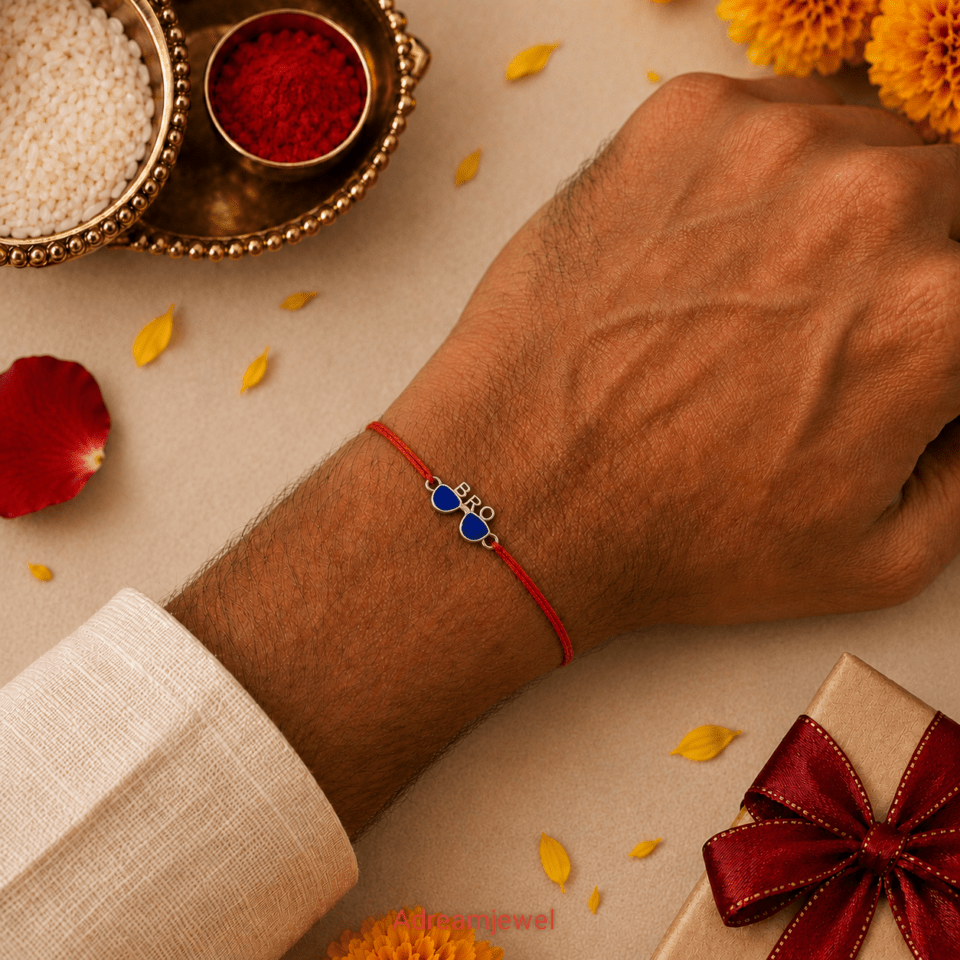 925 Sterling Silver Cool Bro Sunglasses Rakhi